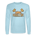 Men's Long Sleeve T-Shirt - powder blue