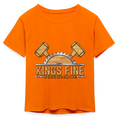 Kid's 50/50 Neon T-Shirt - neon orange