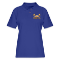 Women's Pique Polo Shirt - royal blue
