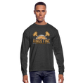 Men's Long Sleeve T-Shirt - heather black