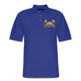 Men's Pique Polo Shirt - royal blue