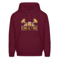 Men's Hoodie - burgundy