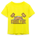 Kid's 50/50 Neon T-Shirt - neon yellow