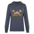 Unisex Long Sleeve Hoodie Shirt - heather navy