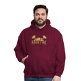 Men's Hoodie - burgundy