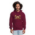 Men's Hoodie - burgundy