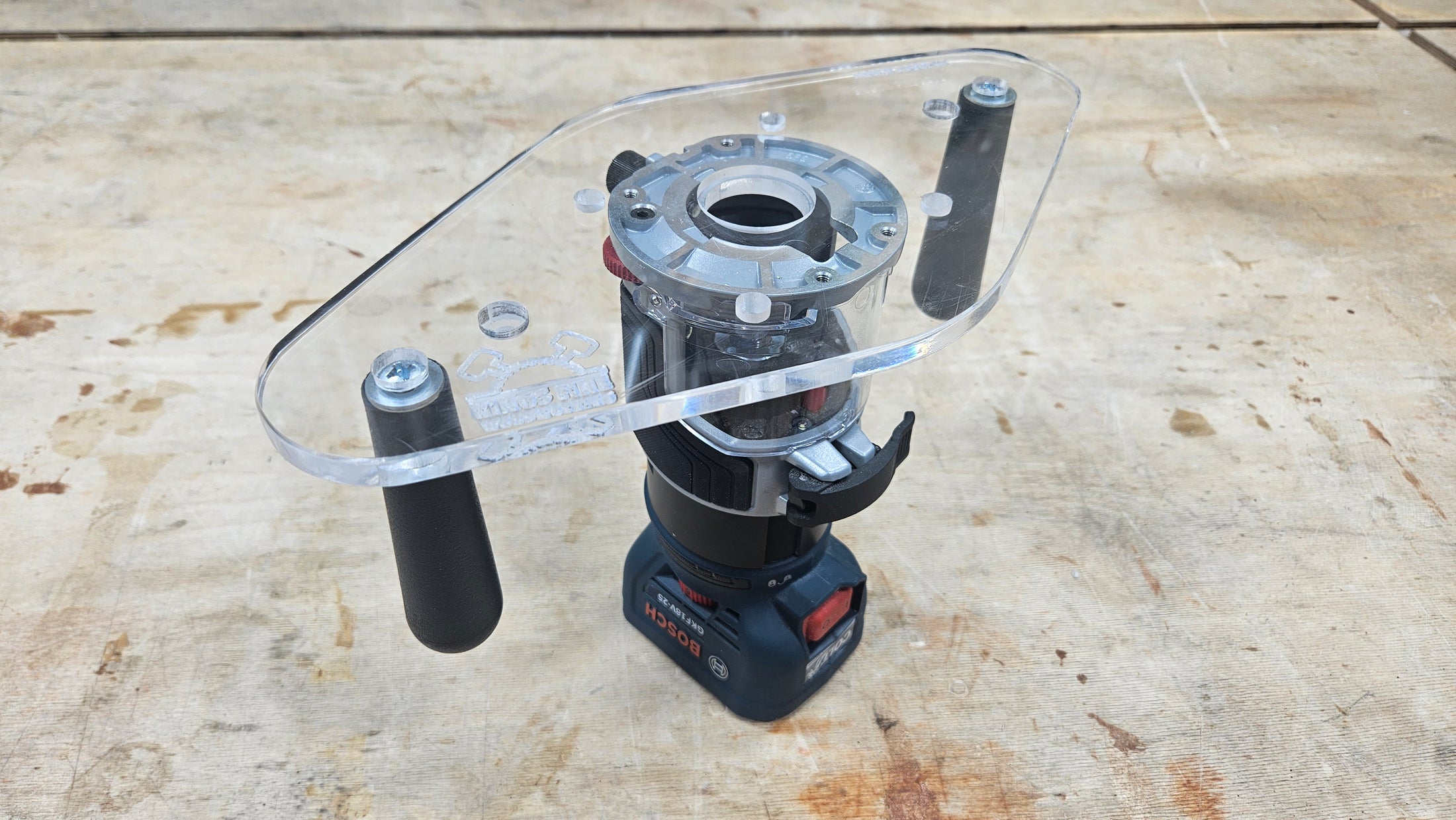 Diamond Shaped Trim Router Plate - Choose your router!