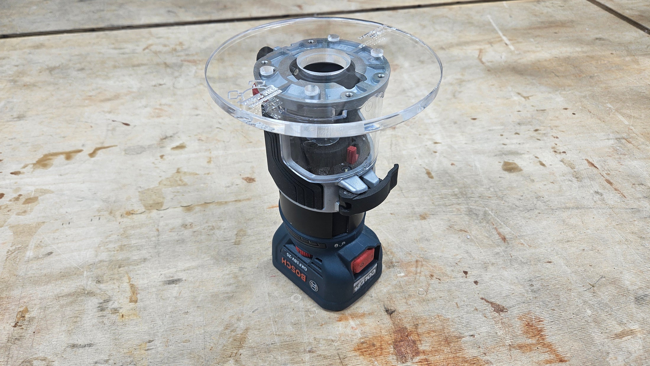 6" Round Shaped Trim Router Plate - Choose your router!