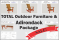Total Outdoor Furniture & Adirondack Package Classic Style