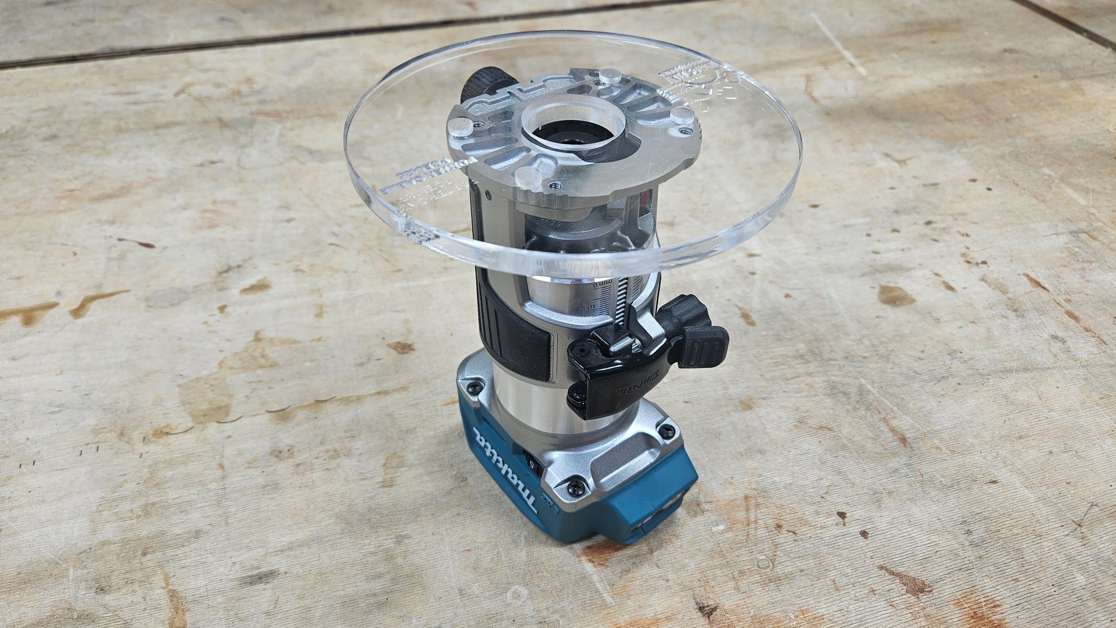 6" Round Shaped Trim Router Plate - Choose your router!