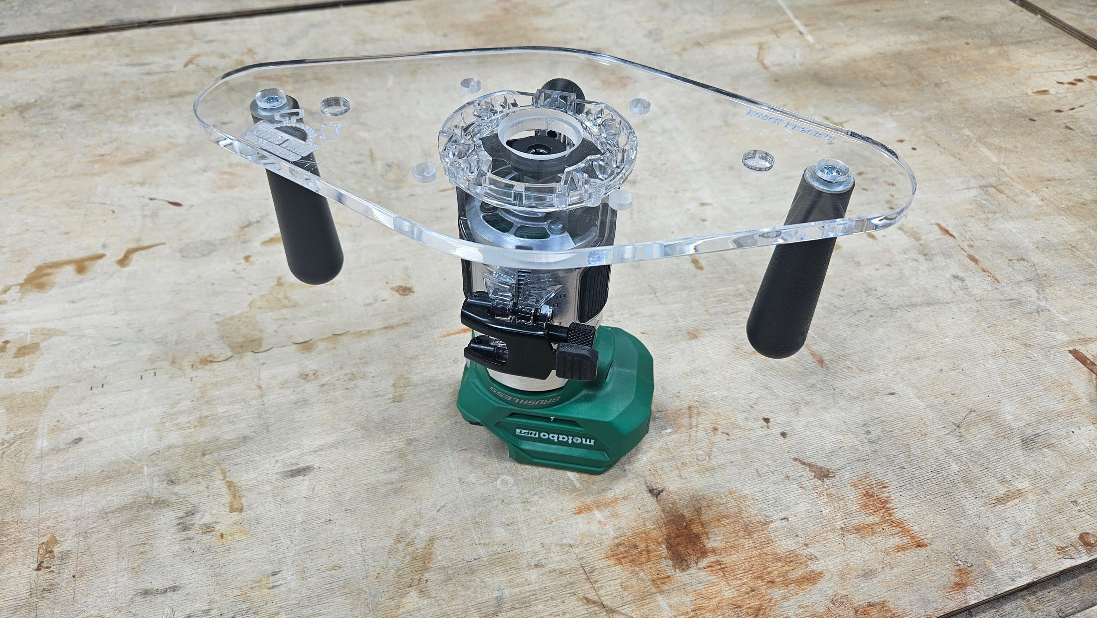 Diamond Shaped Trim Router Plate - Choose your router!