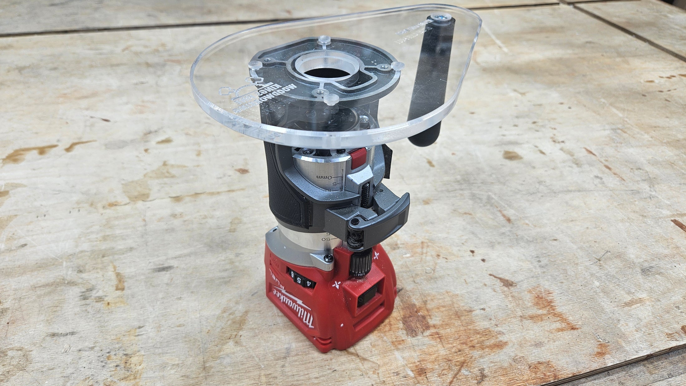 Pear Shaped Trim Router Plate - Choose your router!