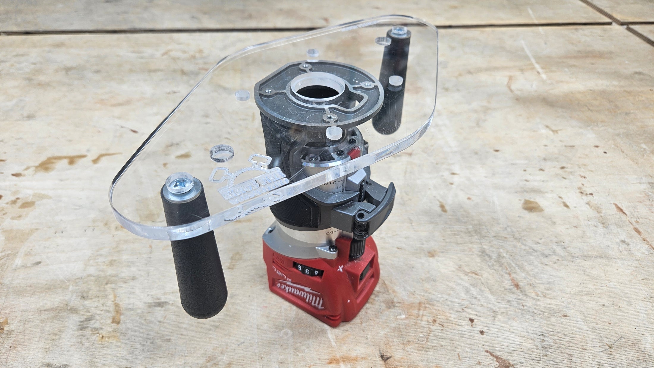 Diamond Shaped Trim Router Plate - Choose your router!