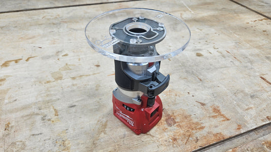 6" Round Shaped Trim Router Plate - Choose your router!