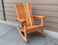 Classic Adult Adirondack Rocker Baltic Birch Wood Templates, CNC cut.