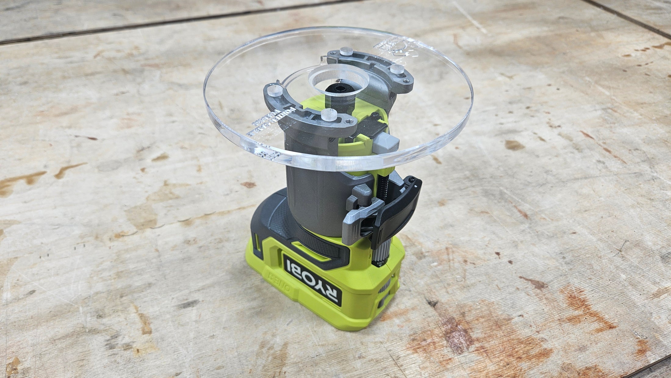 6" Round Shaped Trim Router Plate - Choose your router!