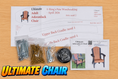 COMPLETE BUILD KIT! Ultimate Adirondack Chair Kit with Cardstock Templates