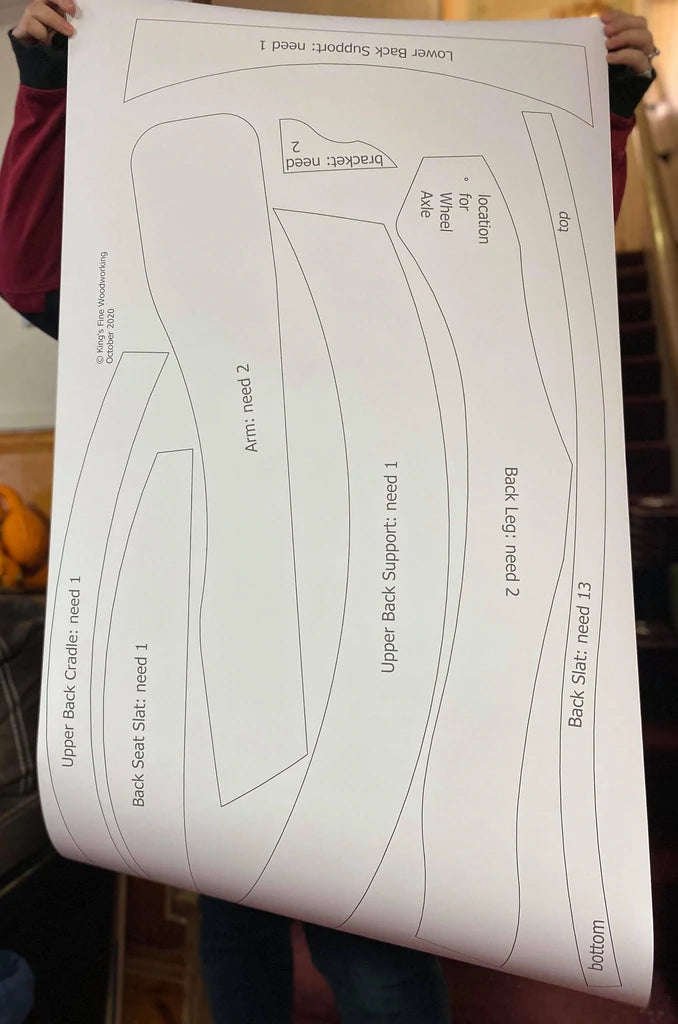 Complete Adirondack Package w/ paper templates