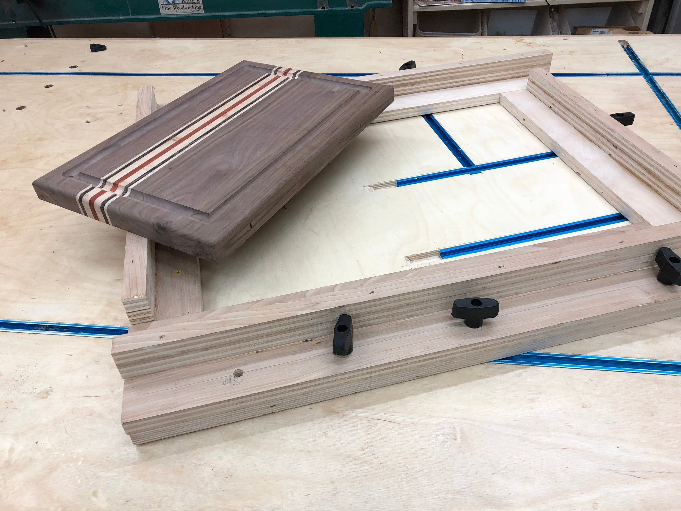 3D Plans for Cutting Board Juice Groove Jig