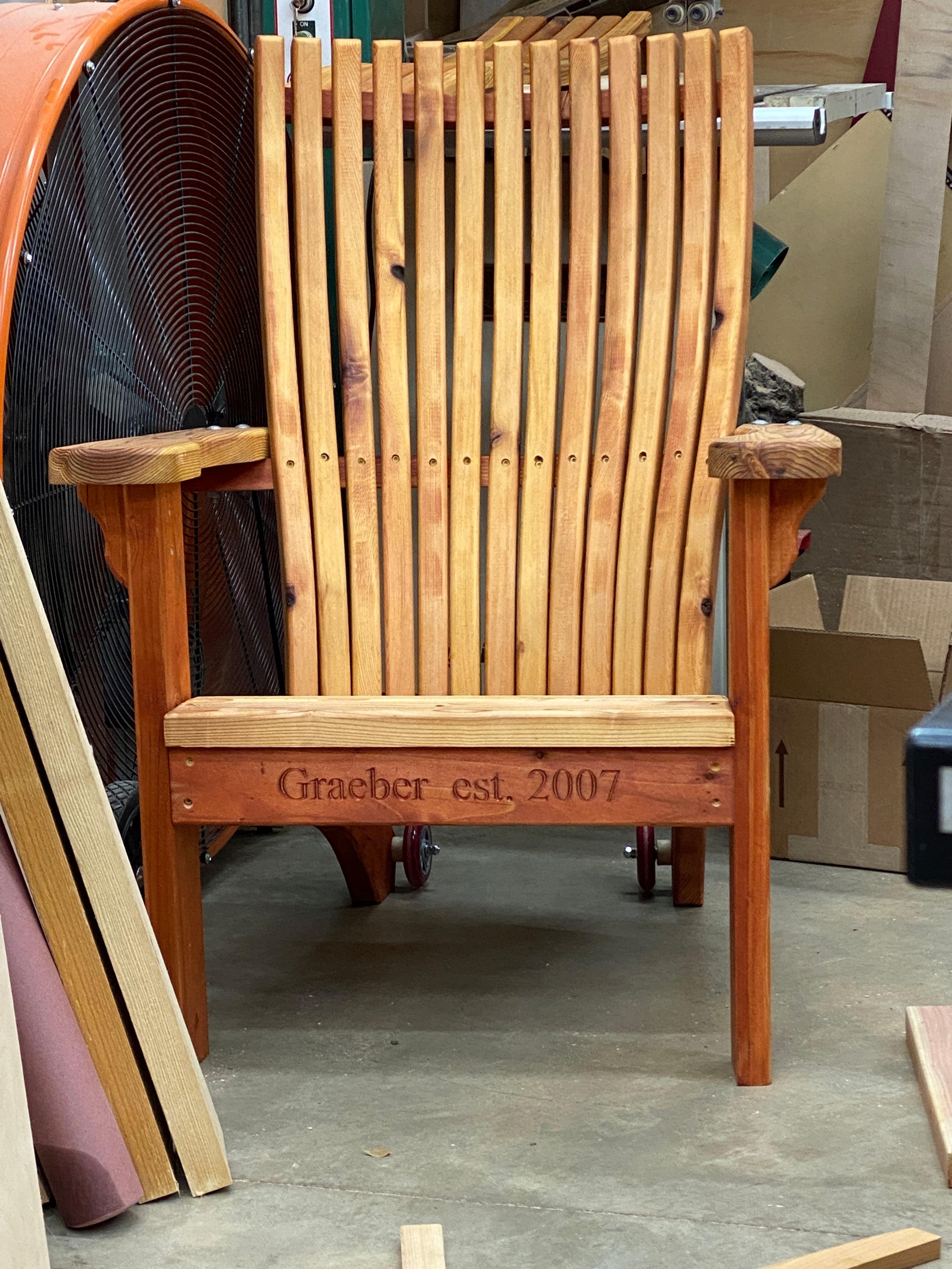 Adirondack Chair, New Comfort Design 3-D Plans