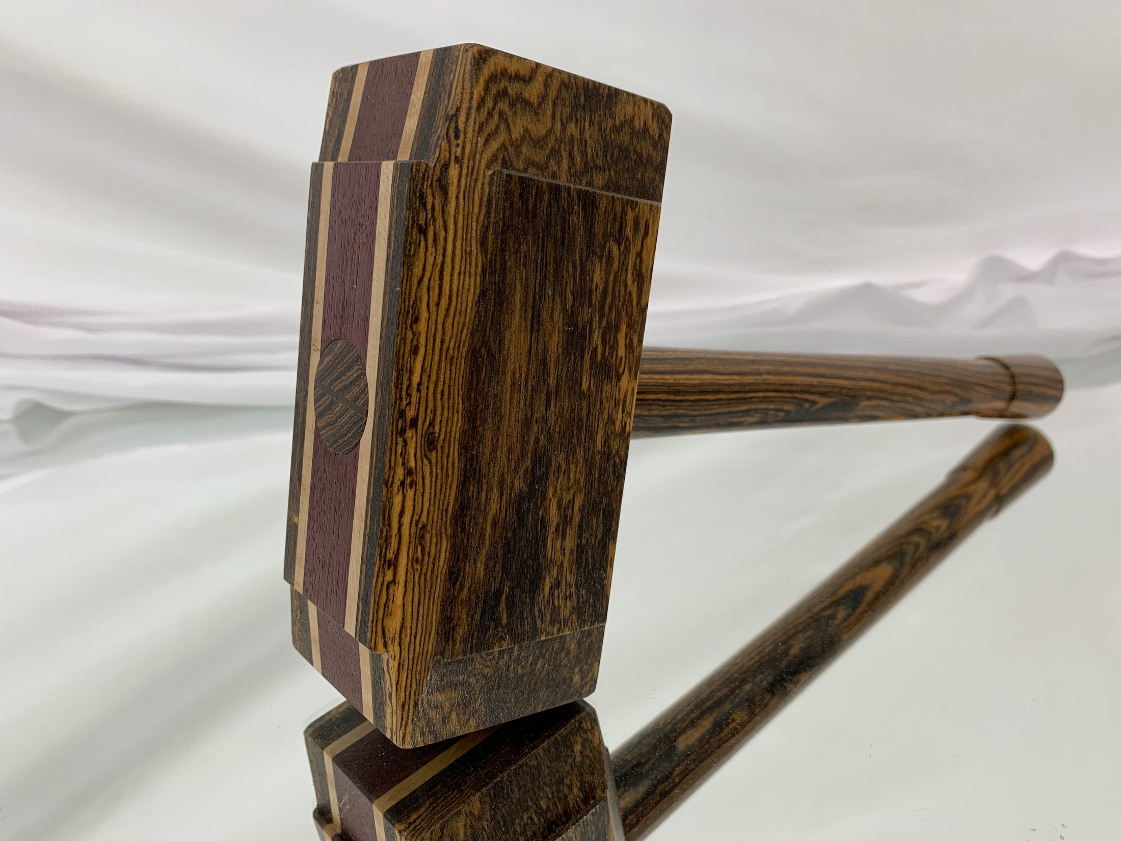 FULL SIZE - Multi-Species Thor's Hammer Woodworking Mallet Mjolnir Exotic Woods
