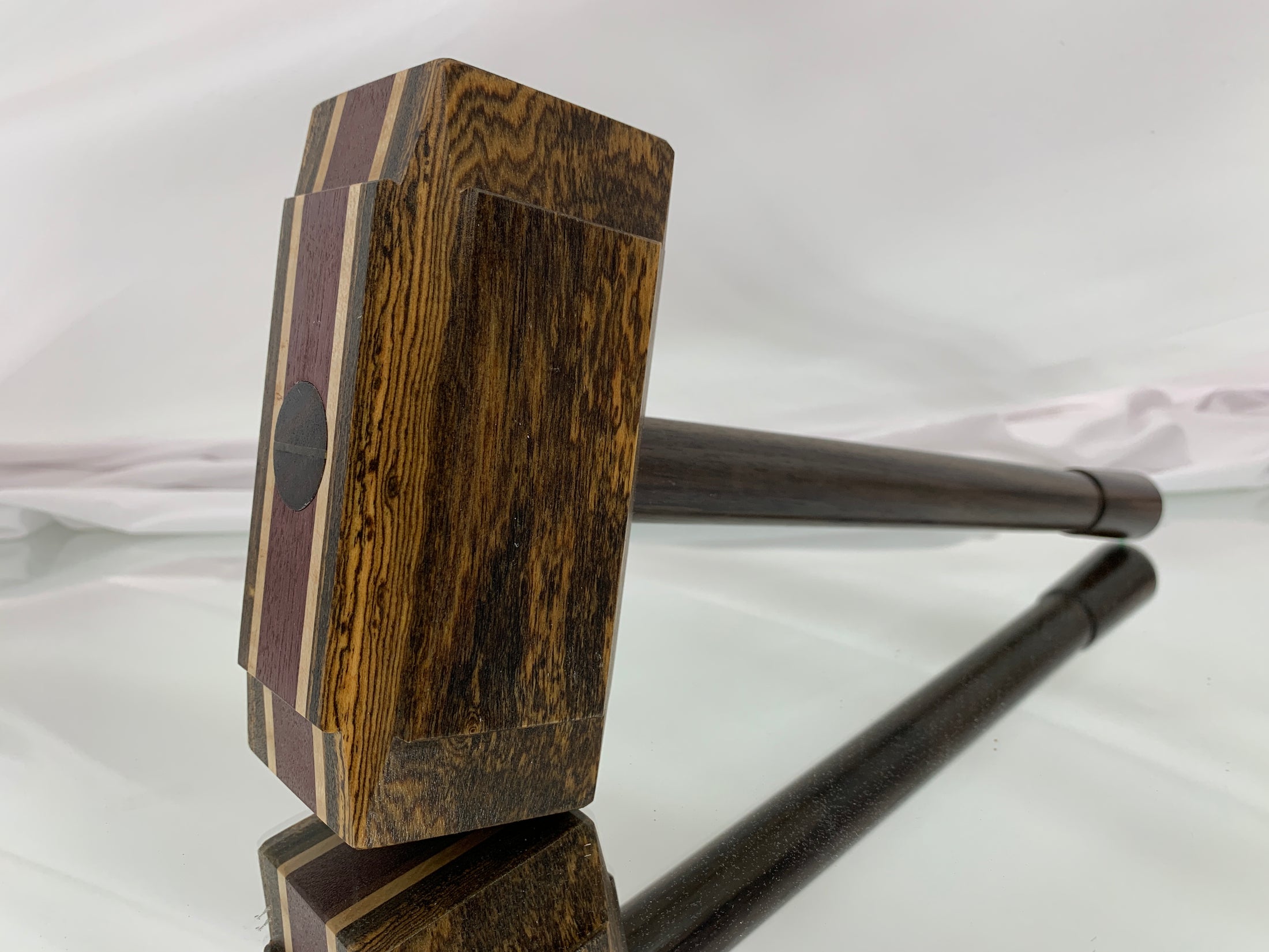 FULL SIZE - Multi-Species Thor's Hammer Woodworking Mallet Mjolnir Exotic Woods