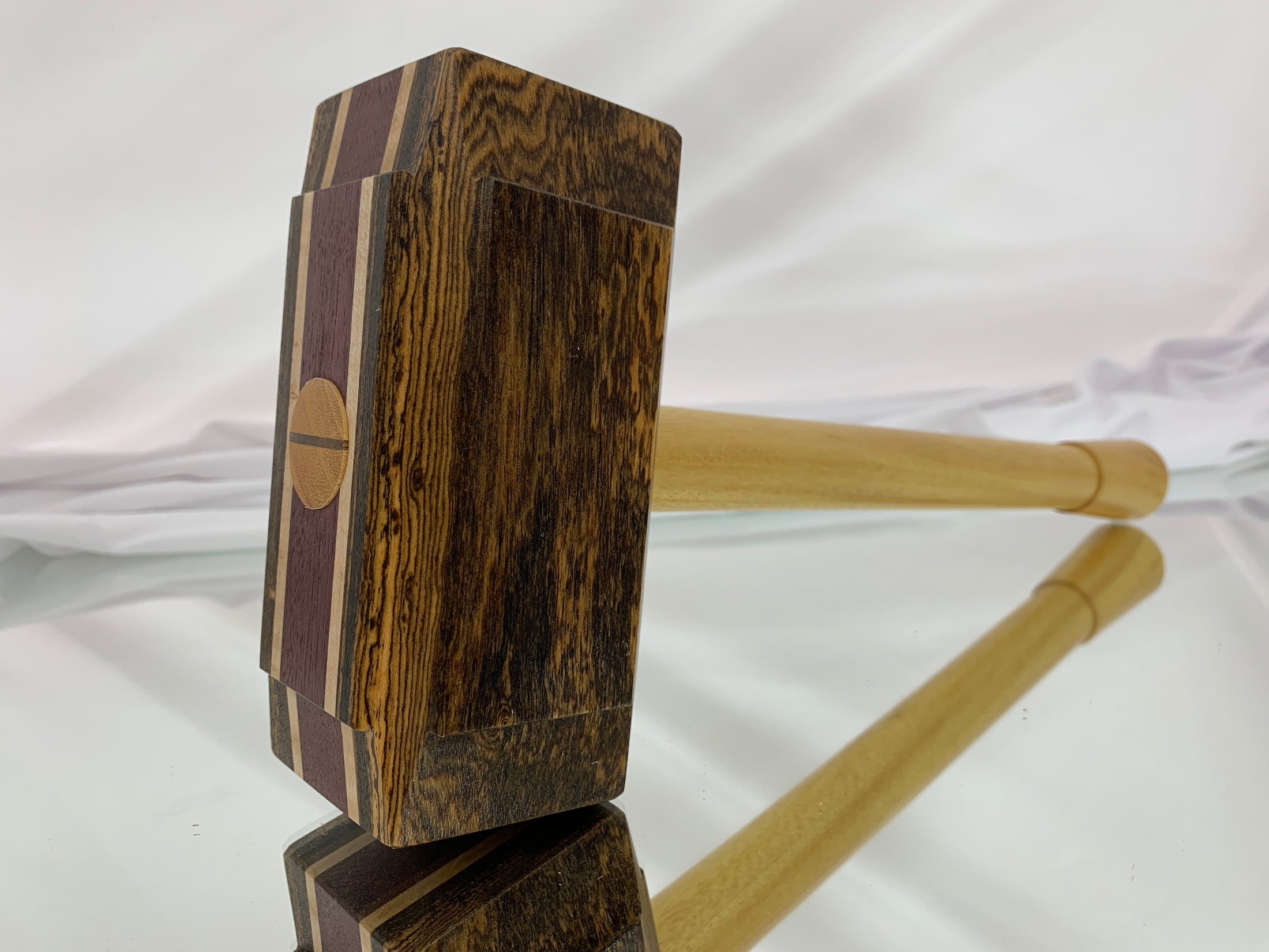 FULL SIZE - Multi-Species Thor's Hammer Woodworking Mallet Mjolnir Exotic Woods