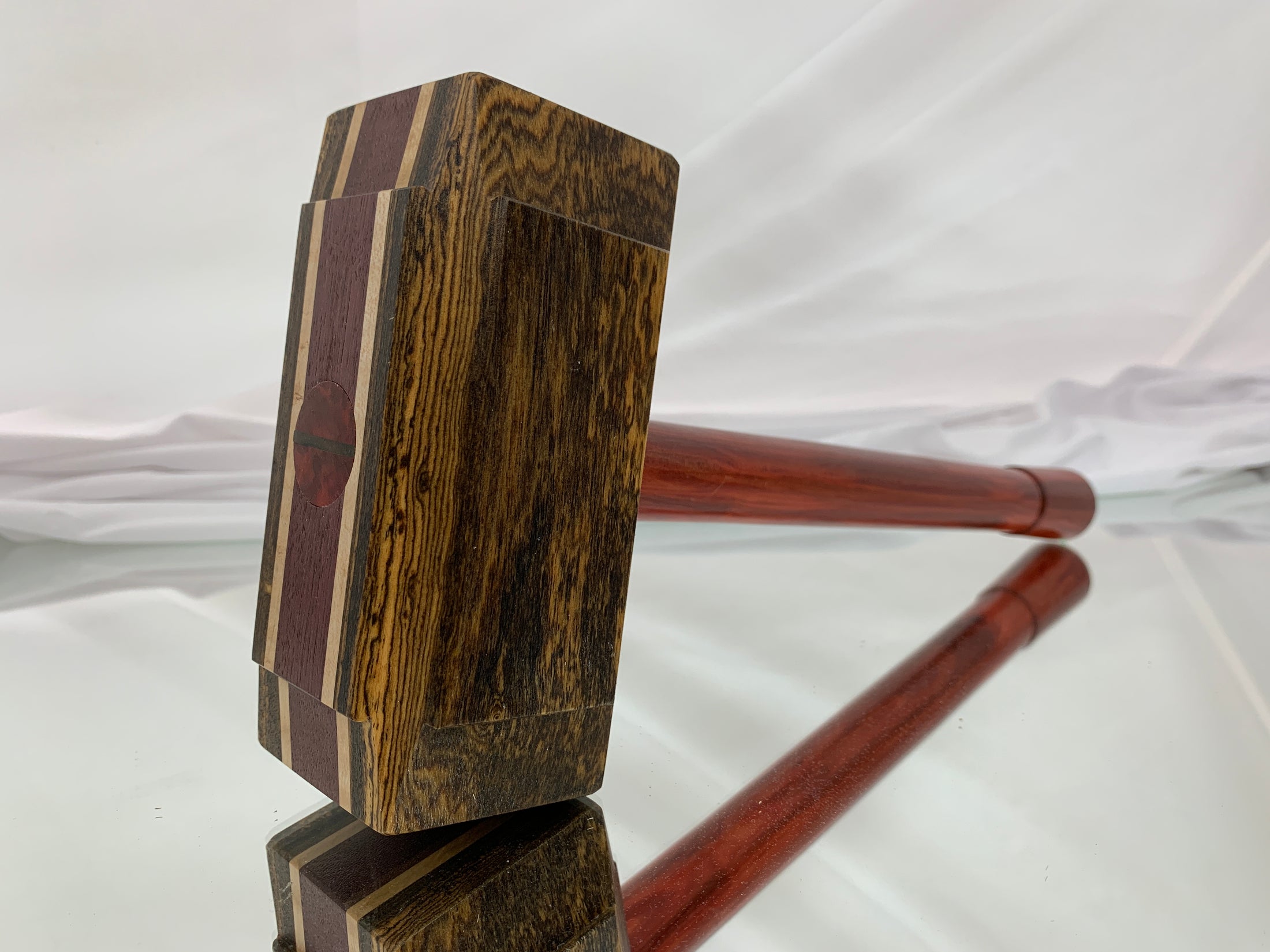 FULL SIZE - Multi-Species Thor's Hammer Woodworking Mallet Mjolnir Exotic Woods