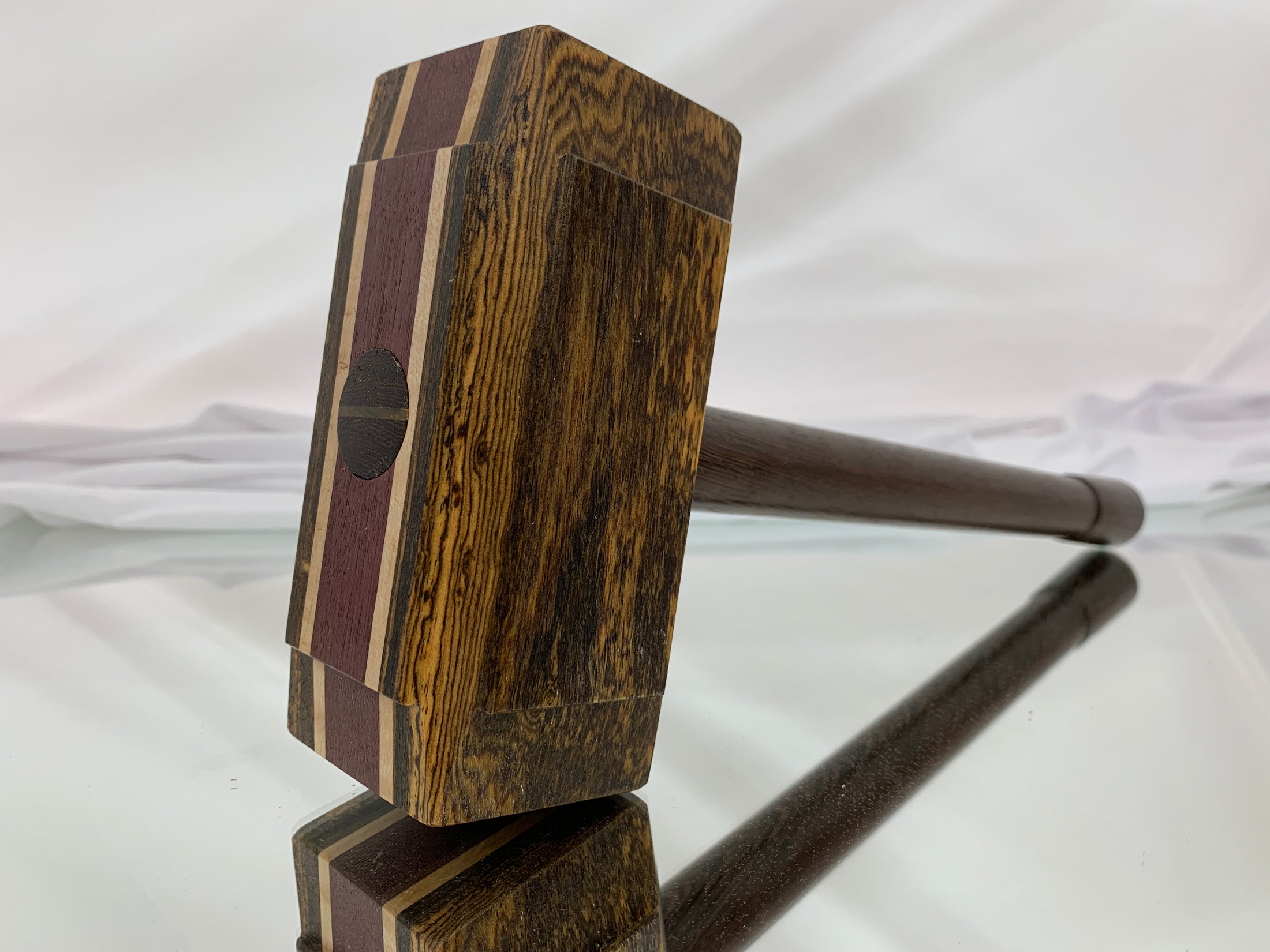 FULL SIZE - Multi-Species Thor's Hammer Woodworking Mallet Mjolnir Exotic Woods