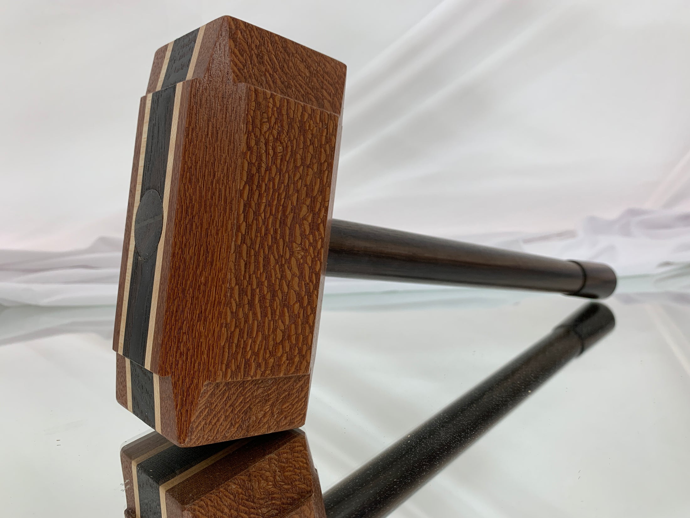 FULL SIZE - Multi-Species Thor's Hammer Woodworking Mallet Mjolnir Exotic Woods