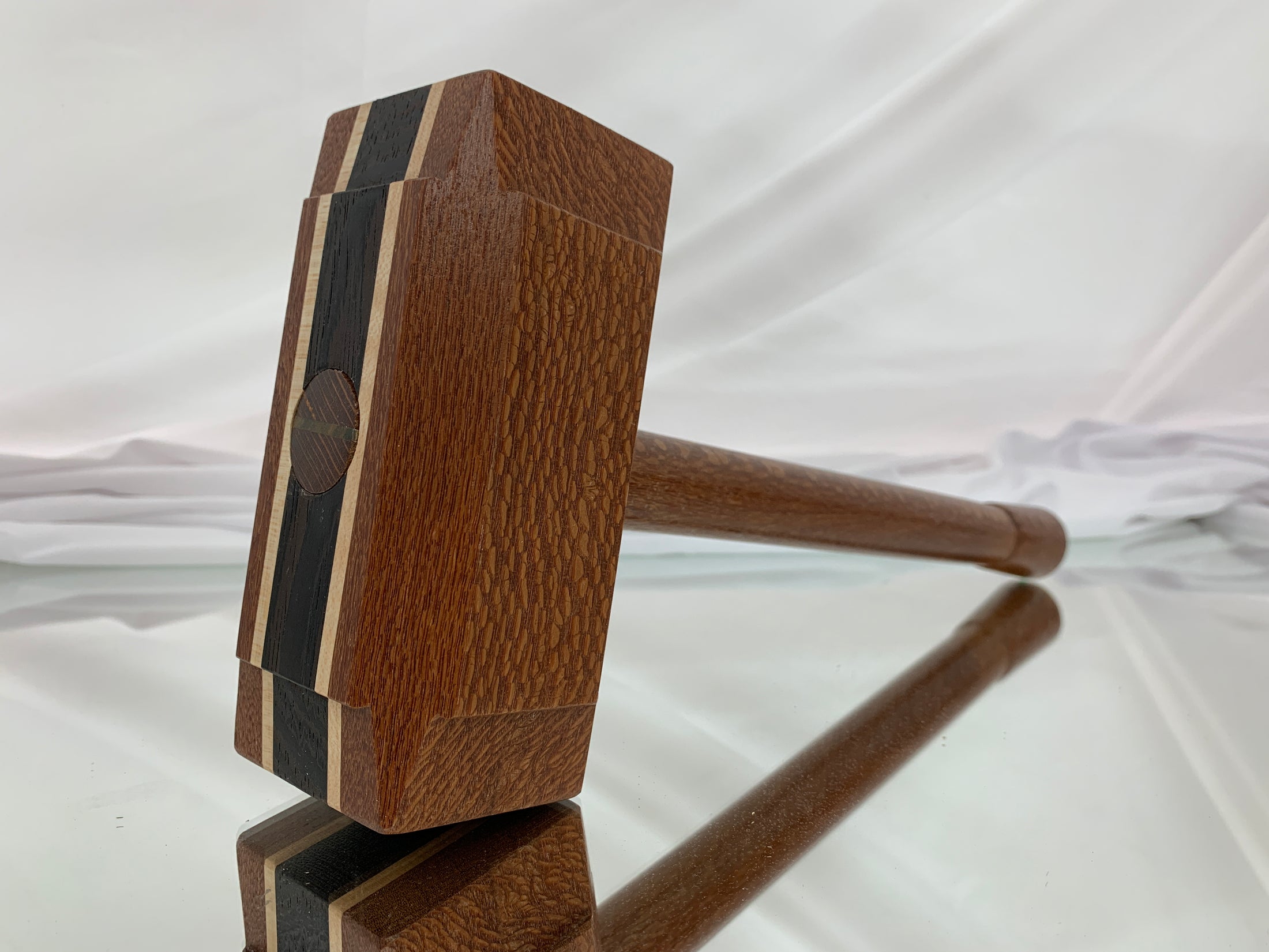 FULL SIZE - Multi-Species Thor's Hammer Woodworking Mallet Mjolnir Exotic Woods