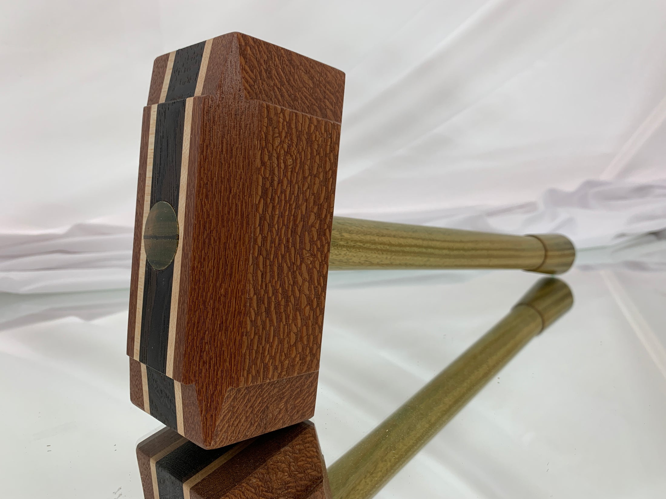FULL SIZE - Multi-Species Thor's Hammer Woodworking Mallet Mjolnir Exotic Woods