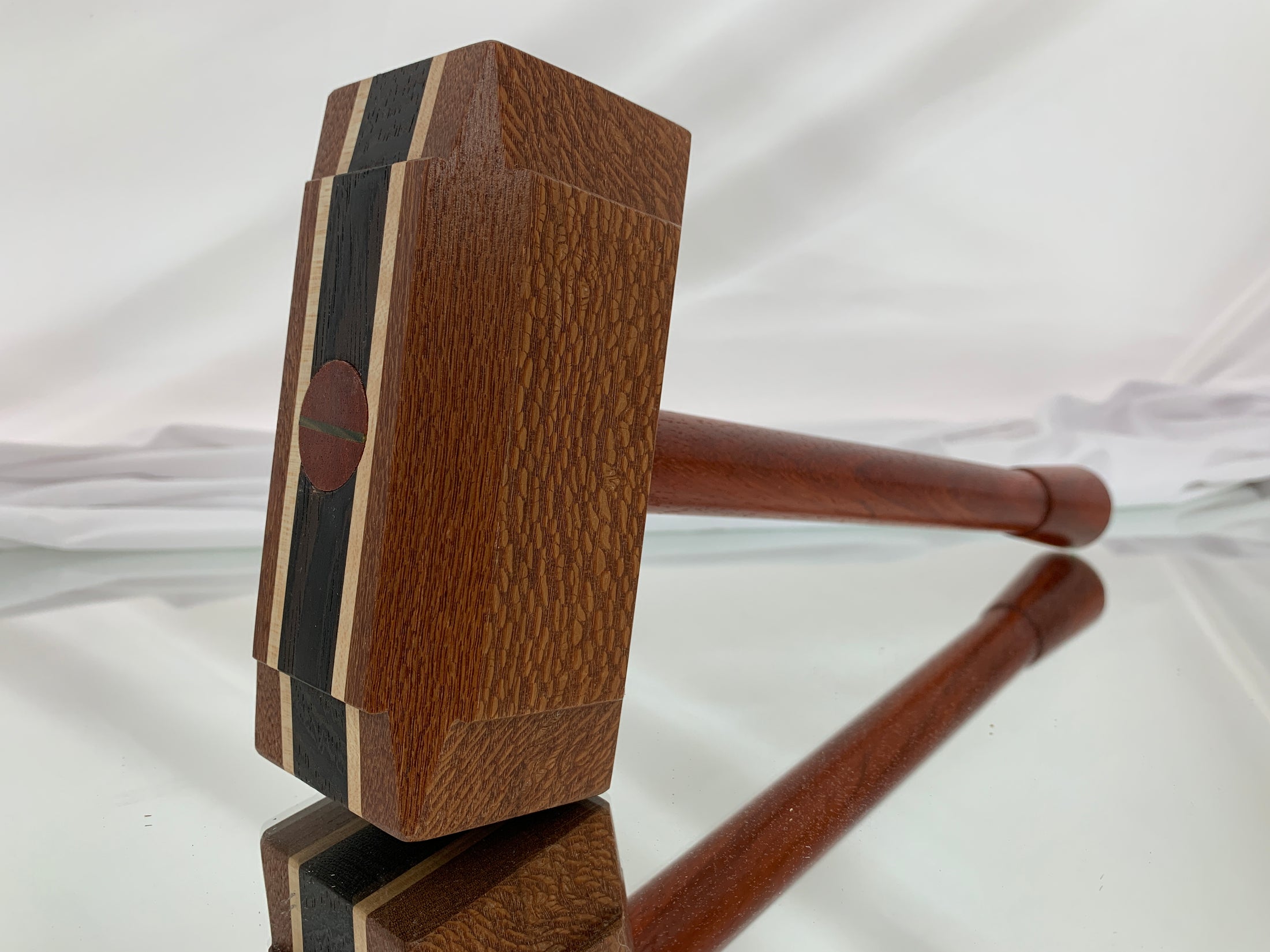 FULL SIZE - Multi-Species Thor's Hammer Woodworking Mallet Mjolnir Exotic Woods