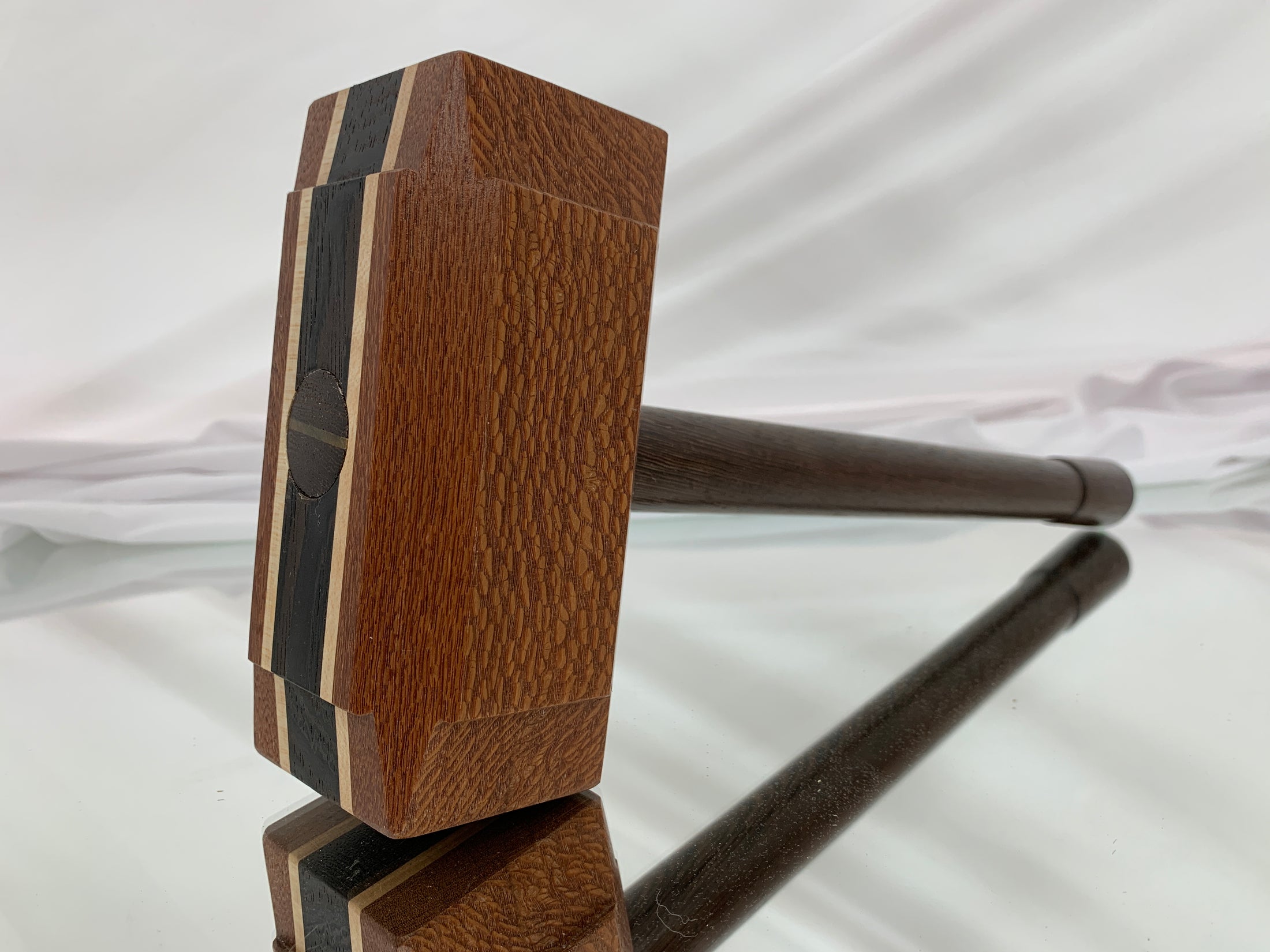 FULL SIZE - Multi-Species Thor's Hammer Woodworking Mallet Mjolnir Exotic Woods
