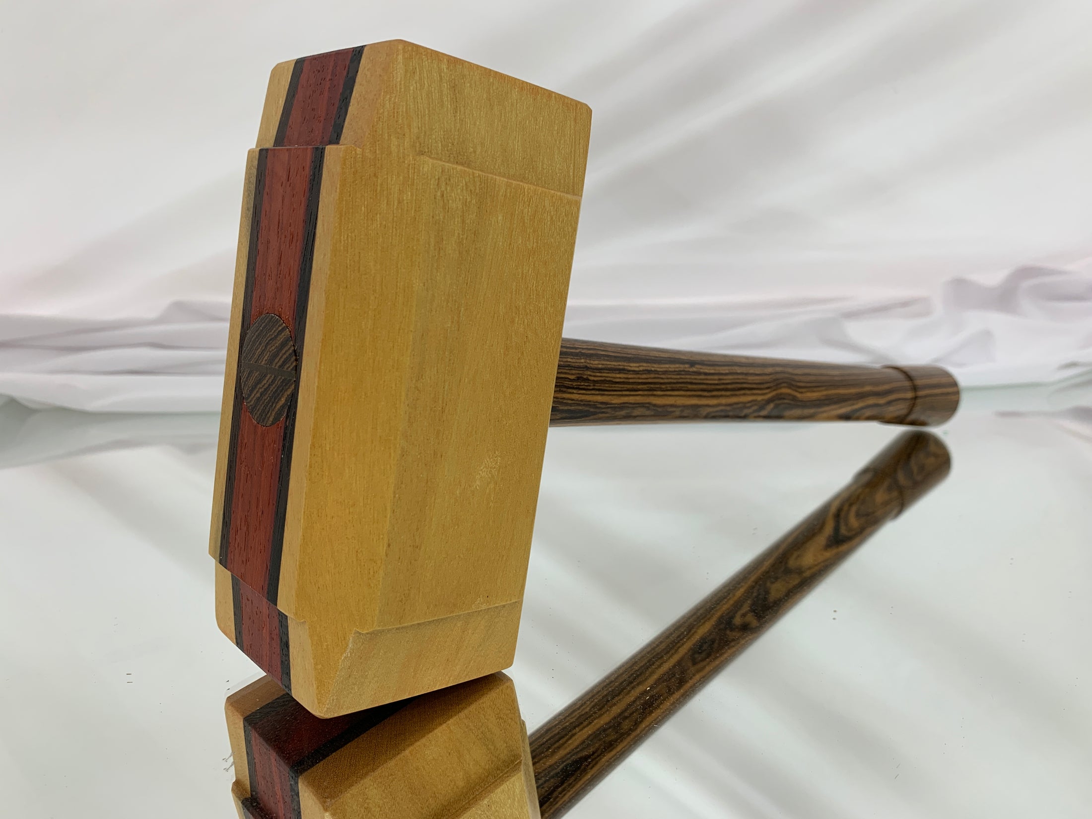FULL SIZE - Multi-Species Thor's Hammer Woodworking Mallet Mjolnir Exotic Woods