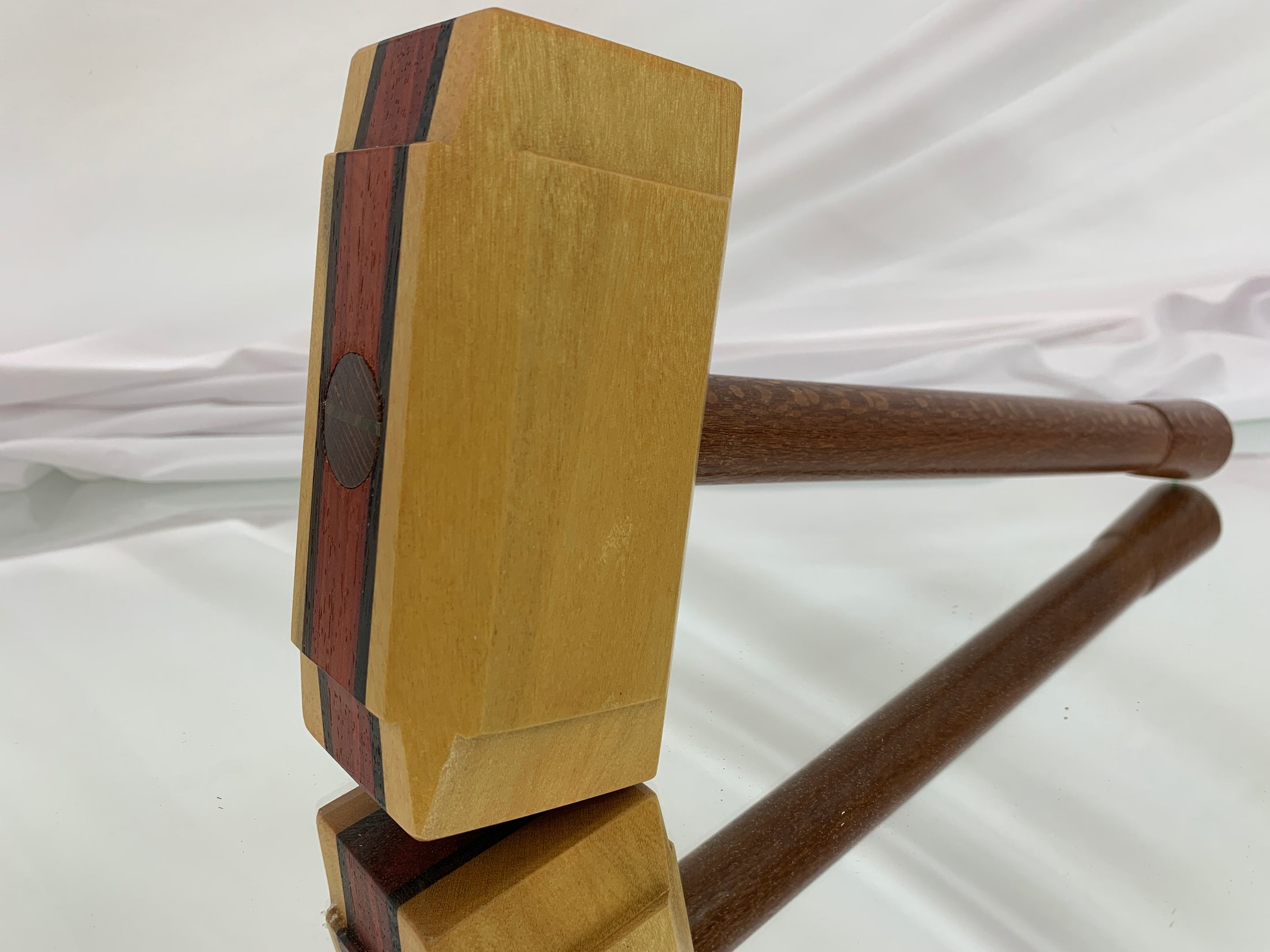 FULL SIZE - Multi-Species Thor's Hammer Woodworking Mallet Mjolnir Exotic Woods