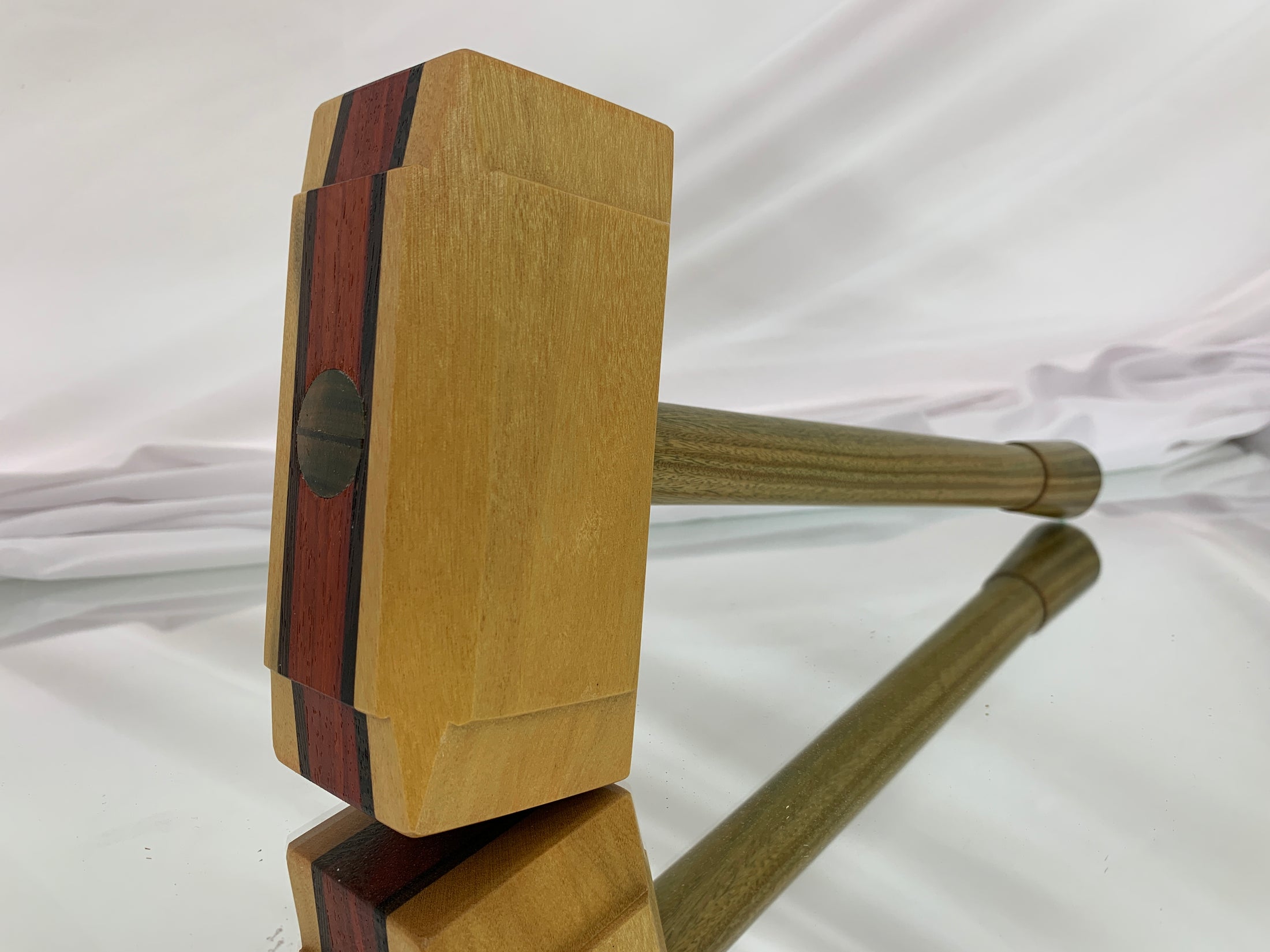 FULL SIZE - Multi-Species Thor's Hammer Woodworking Mallet Mjolnir Exotic Woods