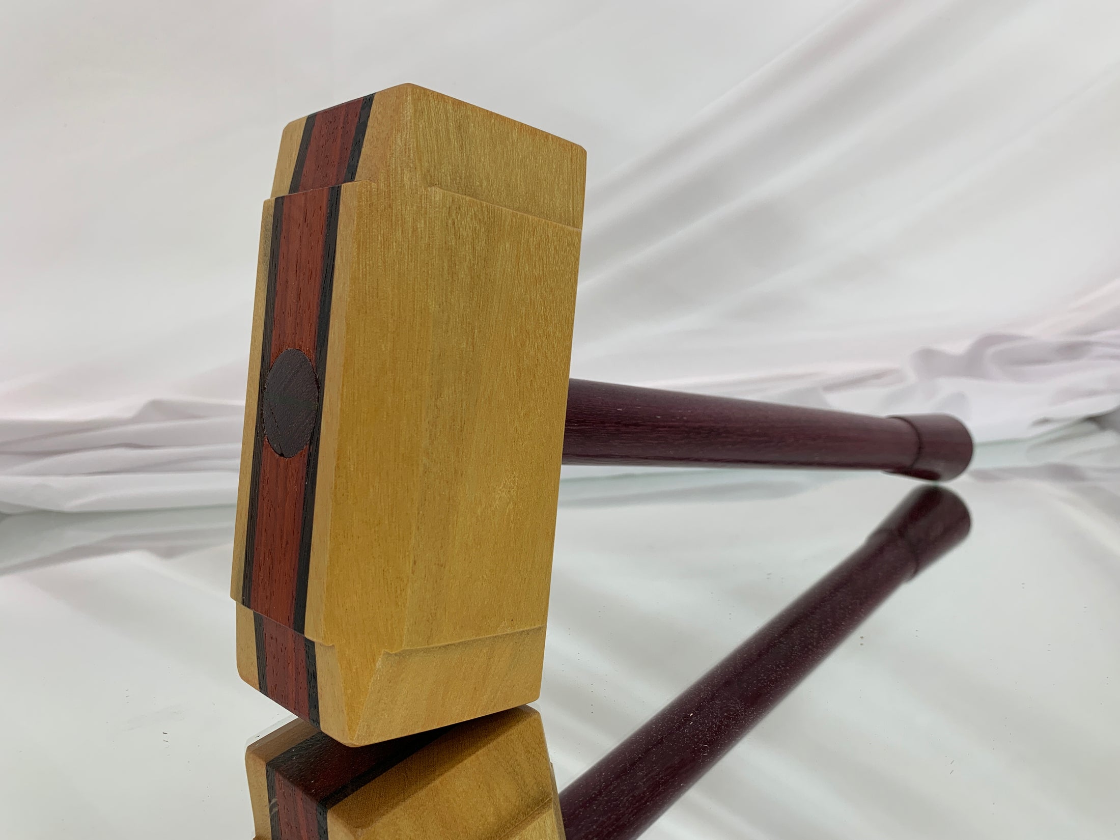 FULL SIZE - Multi-Species Thor's Hammer Woodworking Mallet Mjolnir Exotic Woods