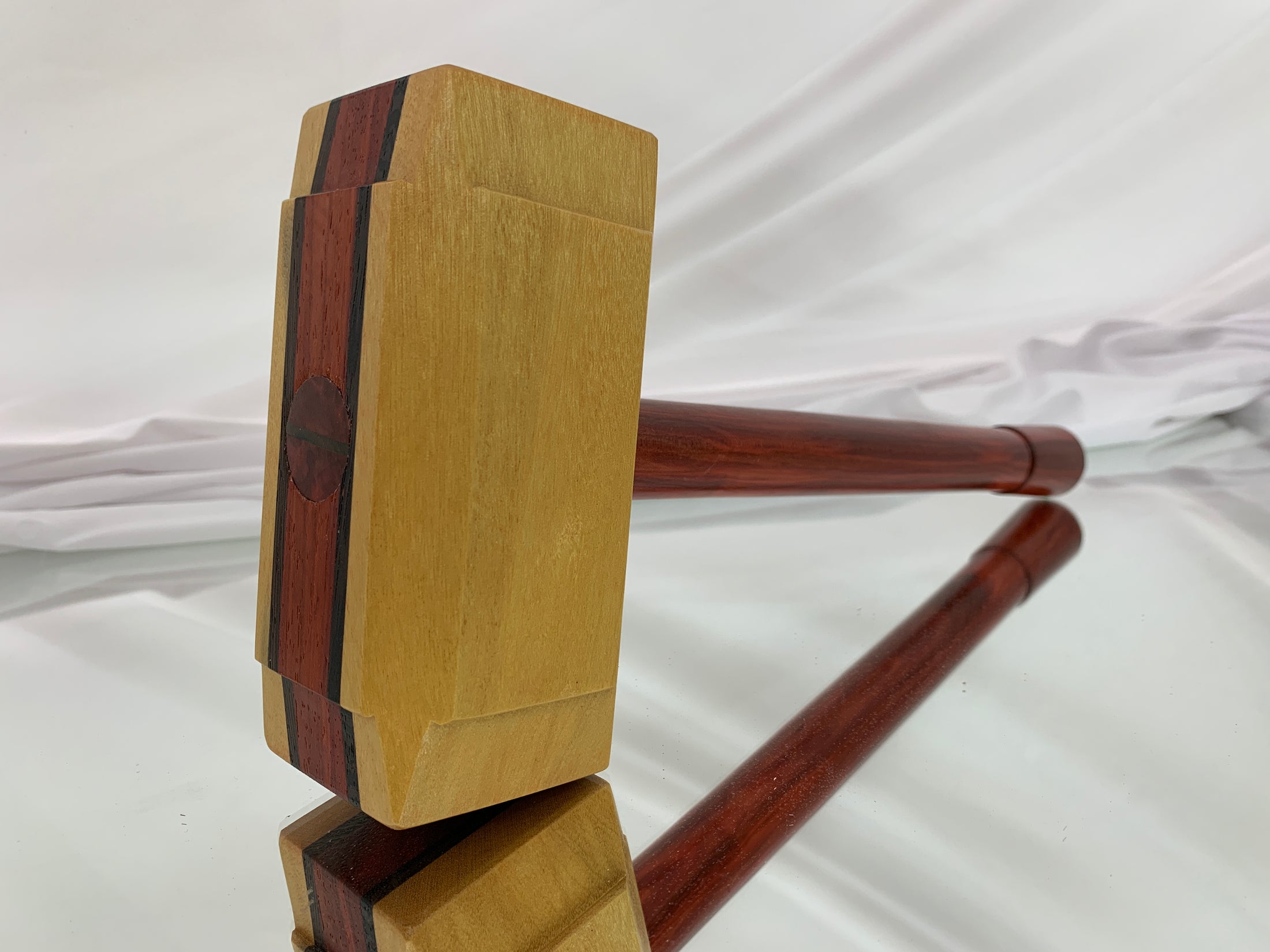 FULL SIZE - Multi-Species Thor's Hammer Woodworking Mallet Mjolnir Exotic Woods