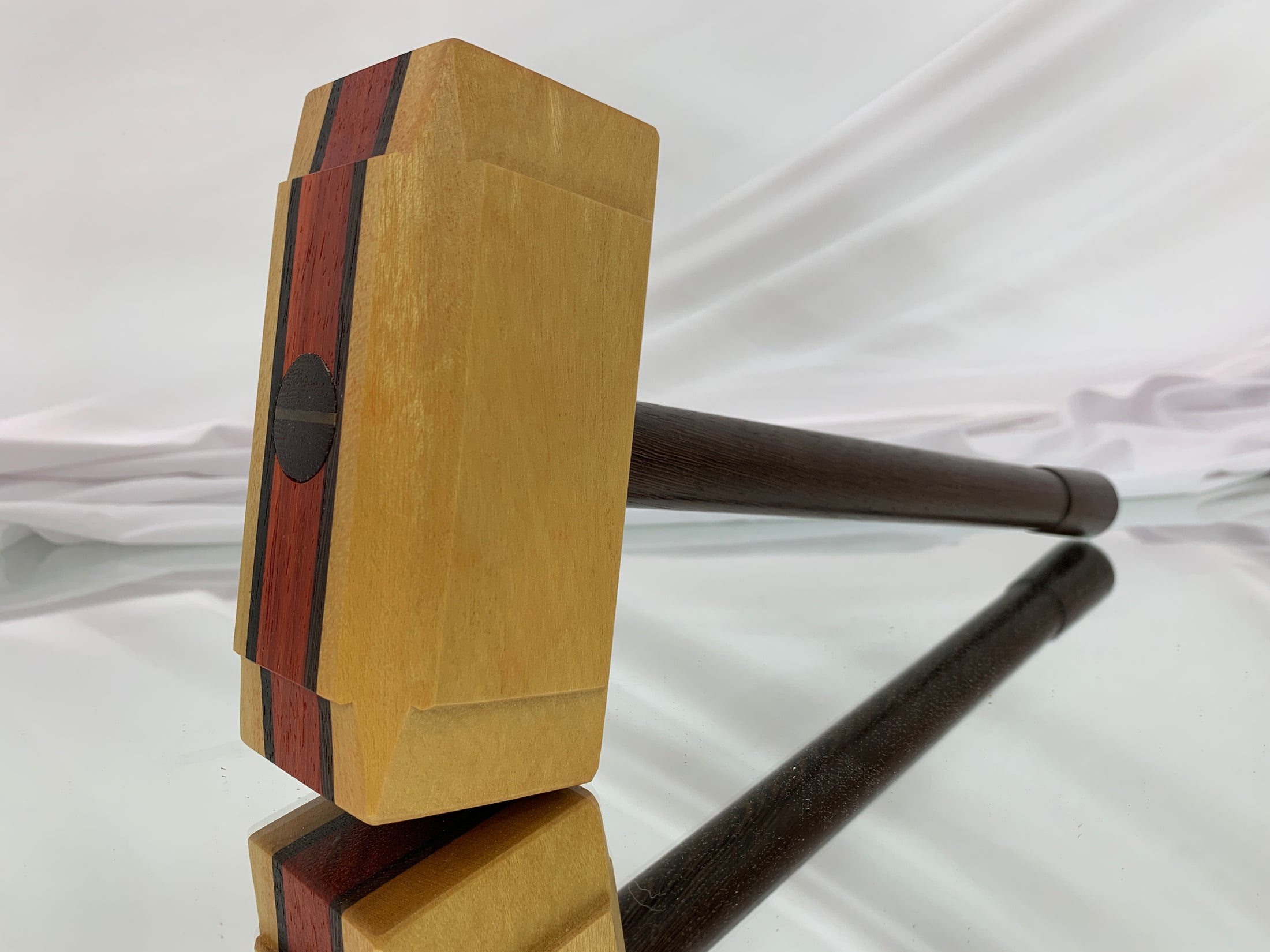 FULL SIZE - Multi-Species Thor's Hammer Woodworking Mallet Mjolnir Exotic Woods