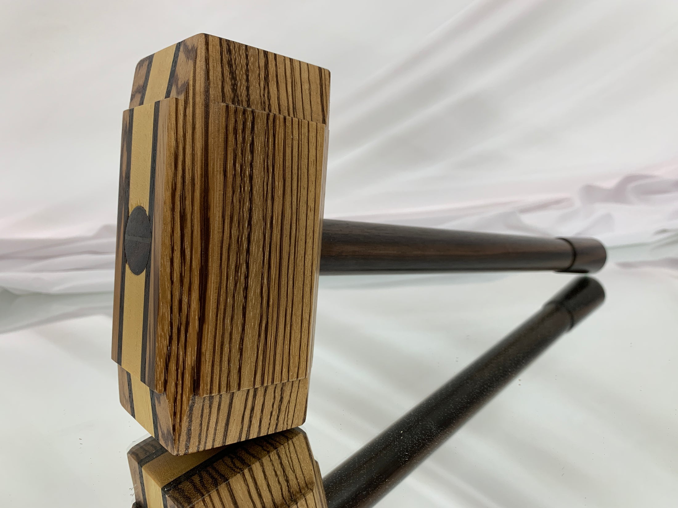 FULL SIZE - Multi-Species Thor's Hammer Woodworking Mallet Mjolnir Exotic Woods