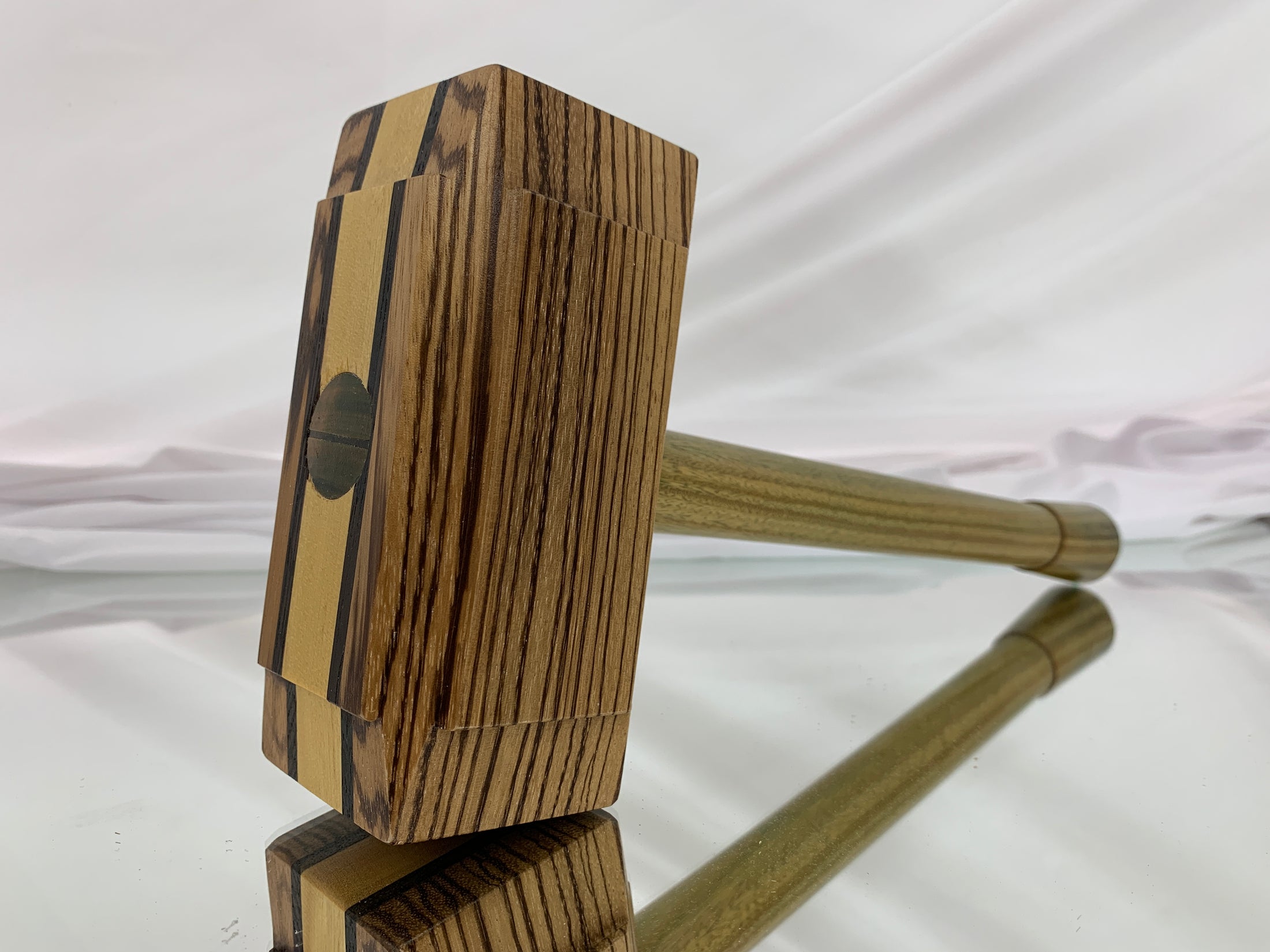 FULL SIZE - Multi-Species Thor's Hammer Woodworking Mallet Mjolnir Exotic Woods