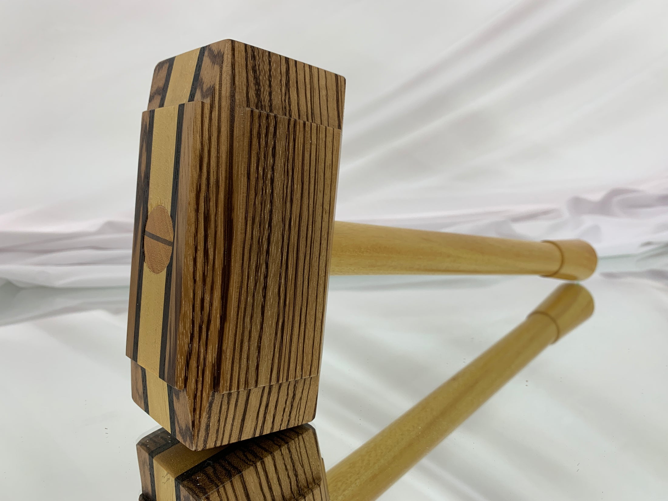 FULL SIZE - Multi-Species Thor's Hammer Woodworking Mallet Mjolnir Exotic Woods