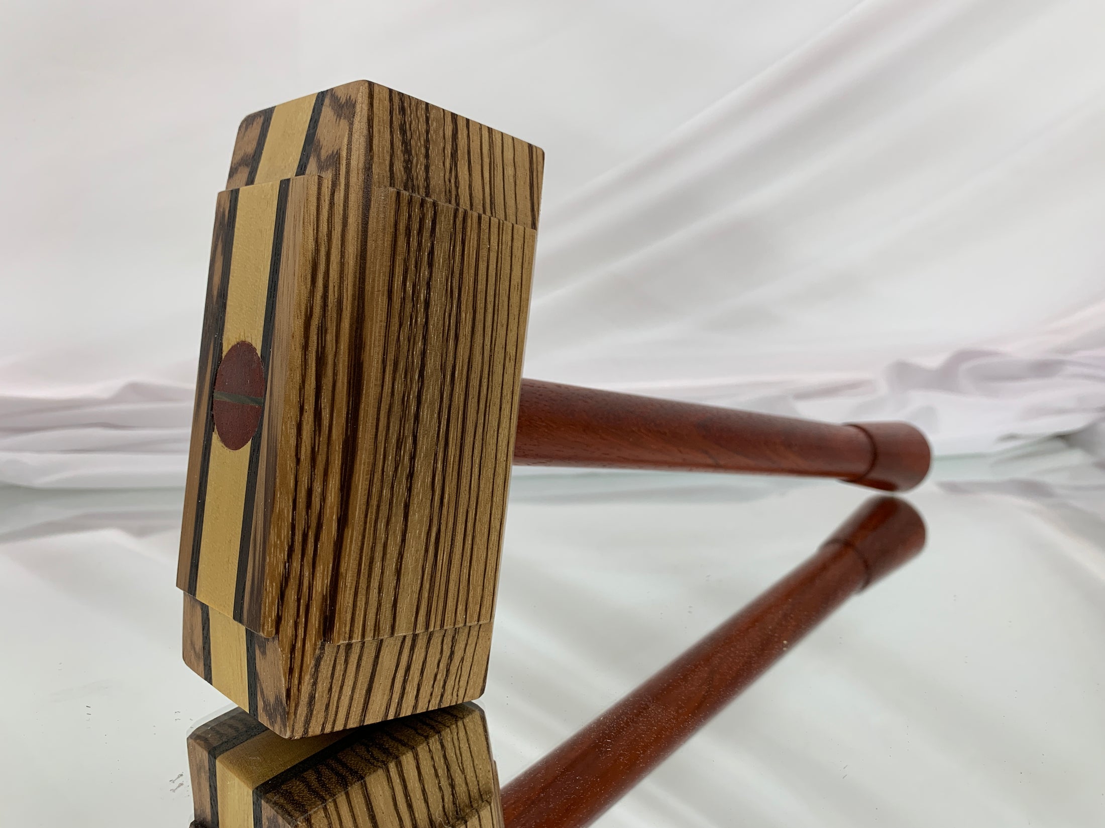 FULL SIZE - Multi-Species Thor's Hammer Woodworking Mallet Mjolnir Exotic Woods