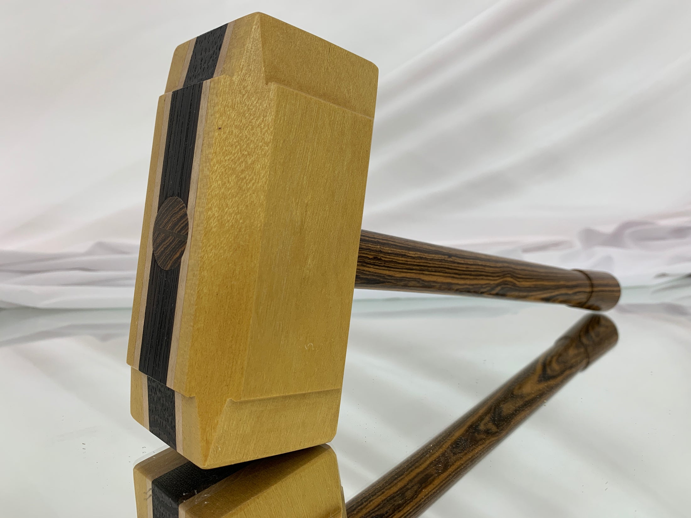 FULL SIZE - Multi-Species Thor's Hammer Woodworking Mallet Mjolnir Exotic Woods