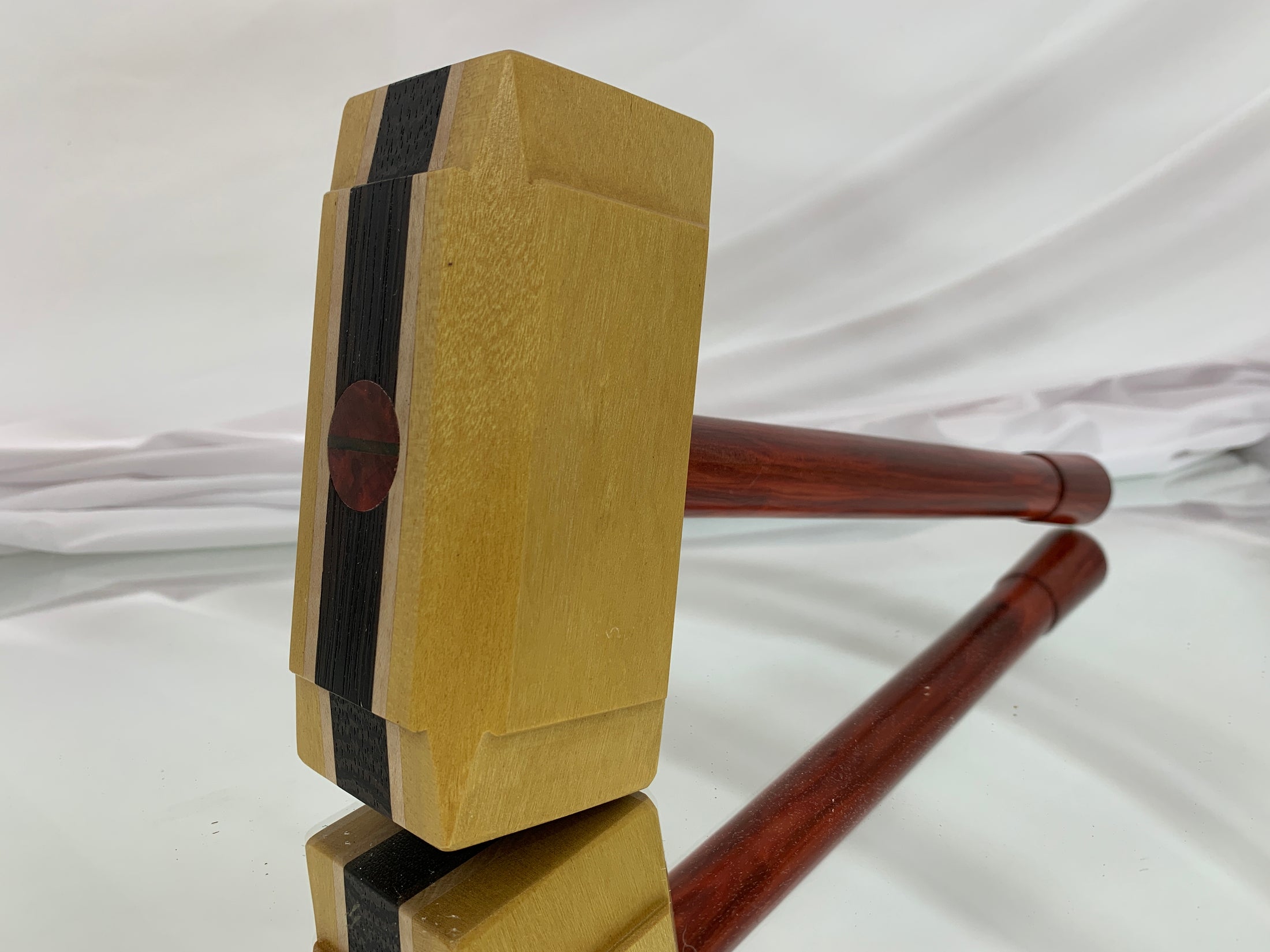 FULL SIZE - Multi-Species Thor's Hammer Woodworking Mallet Mjolnir Exotic Woods