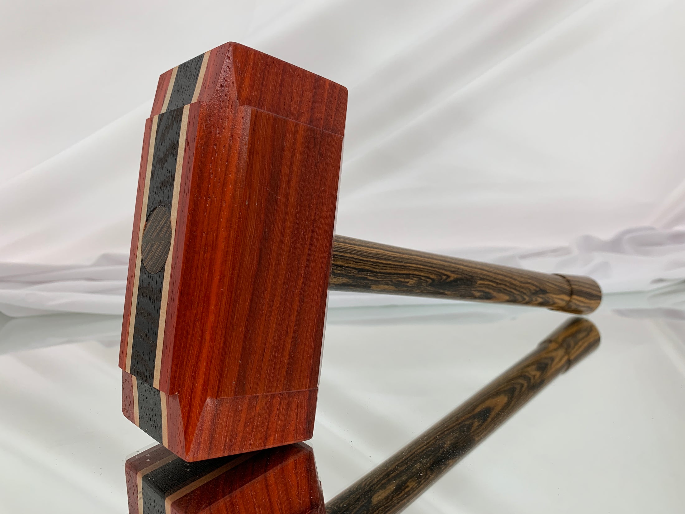 FULL SIZE - Multi-Species Thor's Hammer Woodworking Mallet Mjolnir Exotic Woods