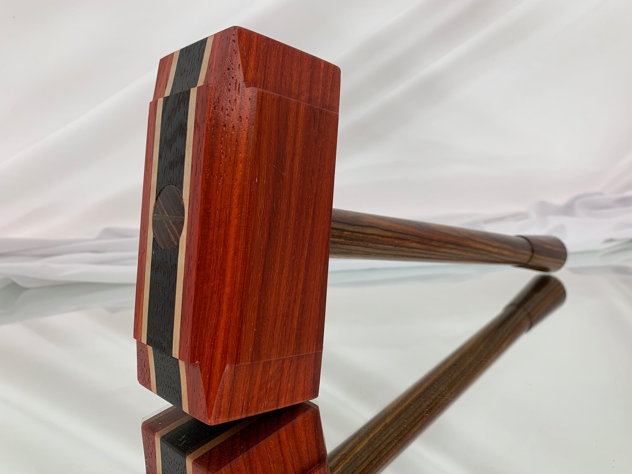 FULL SIZE - Multi-Species Thor's Hammer Woodworking Mallet Mjolnir Exotic Woods