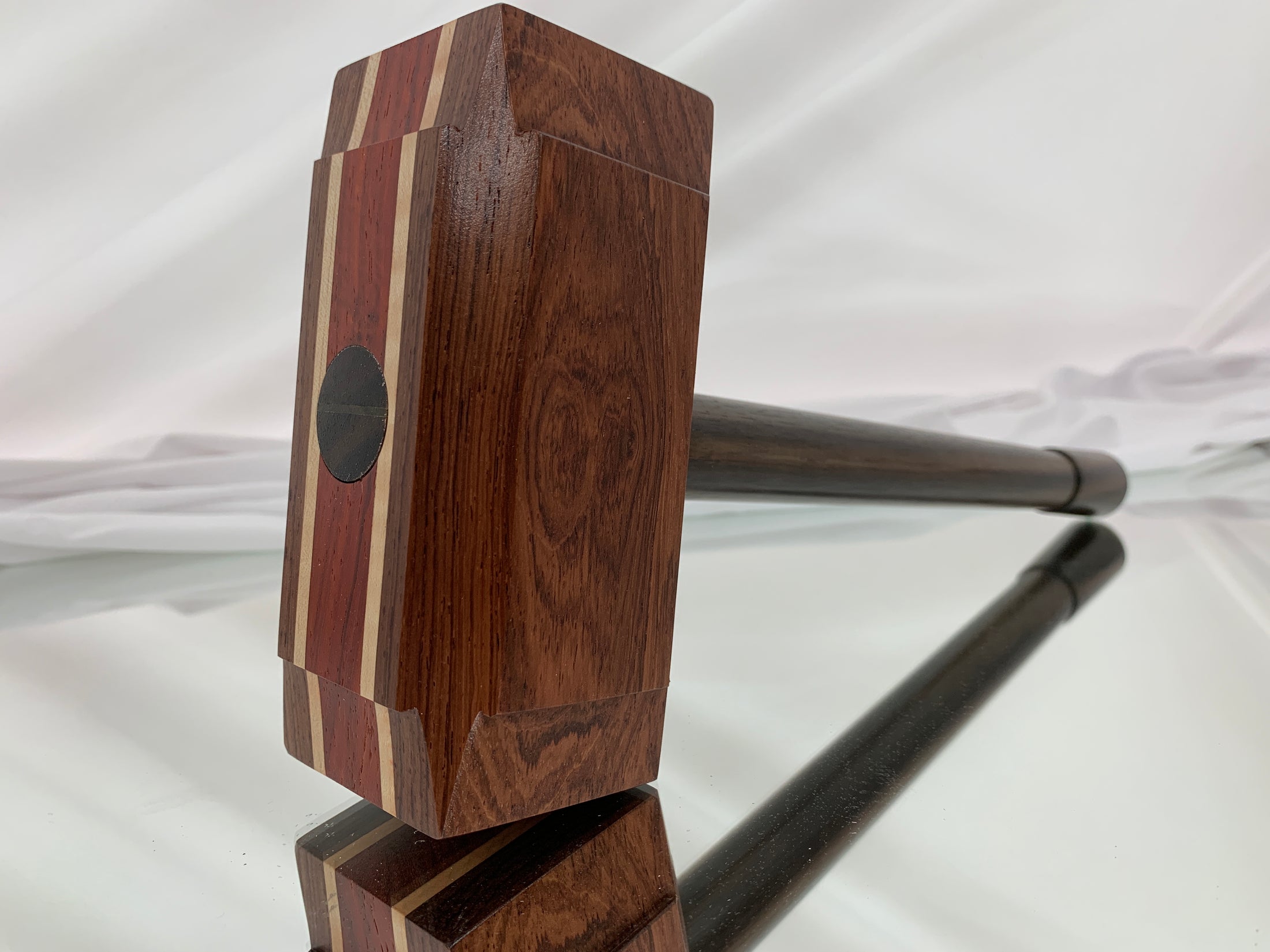 FULL SIZE - Multi-Species Thor's Hammer Woodworking Mallet Mjolnir Exotic Woods
