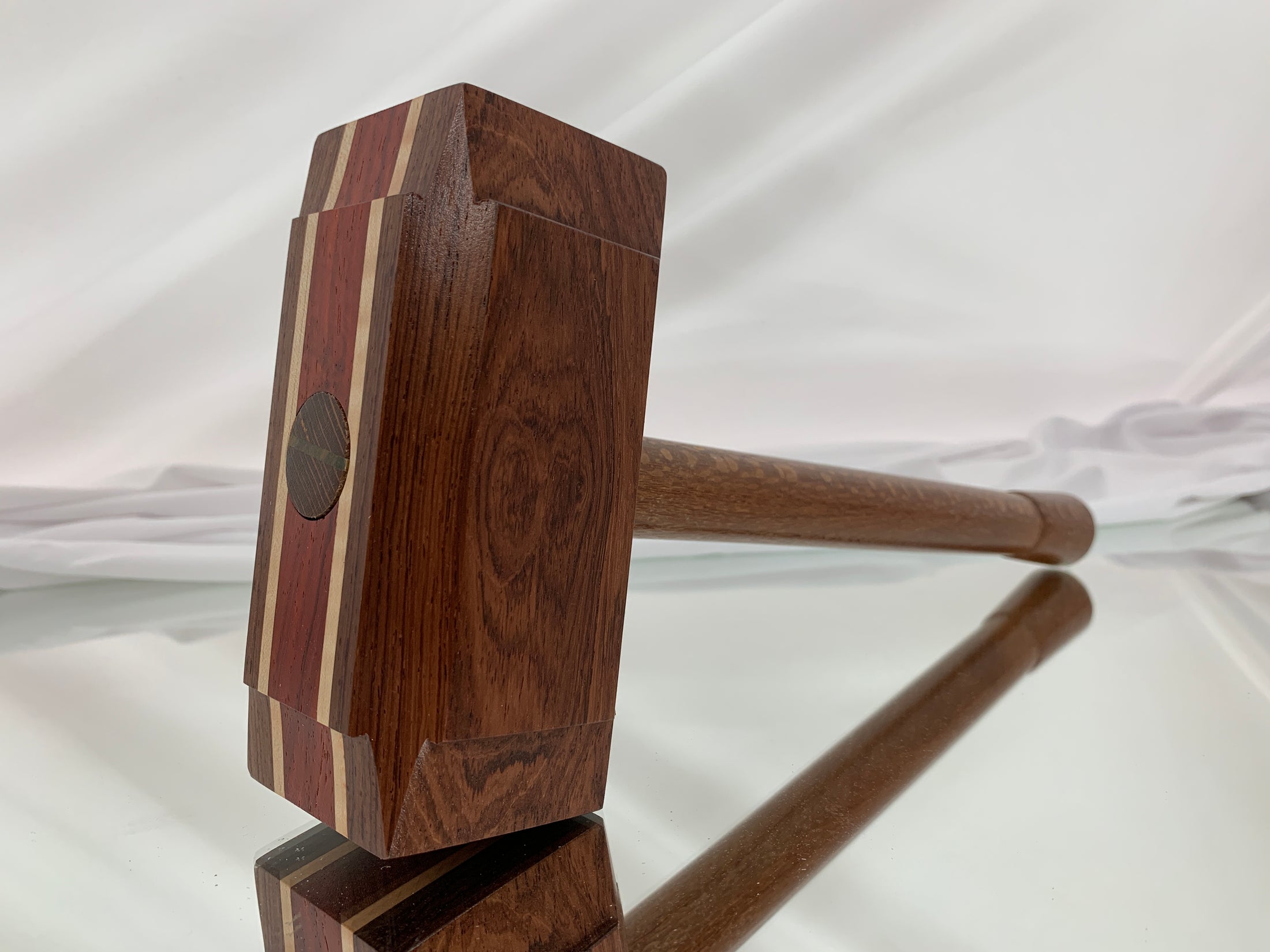 FULL SIZE - Multi-Species Thor's Hammer Woodworking Mallet Mjolnir Exotic Woods